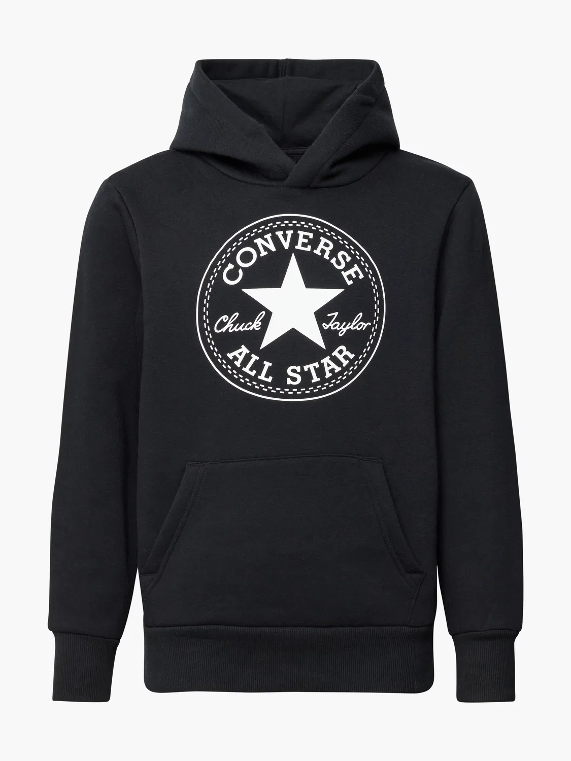 Детское худи унисекс с капюшоном Converse, черный
