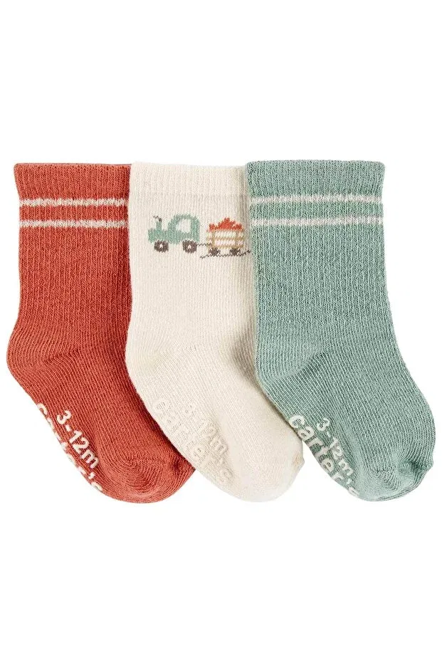 Детский комплект носков для мальчиков с принтом Carter'S, Multicolor