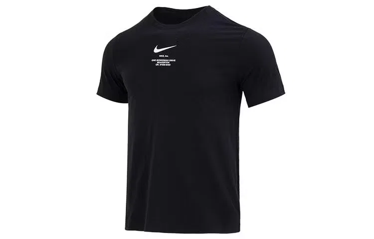 Футболка с принтом Sportswear Big Swoosh Nike, черный