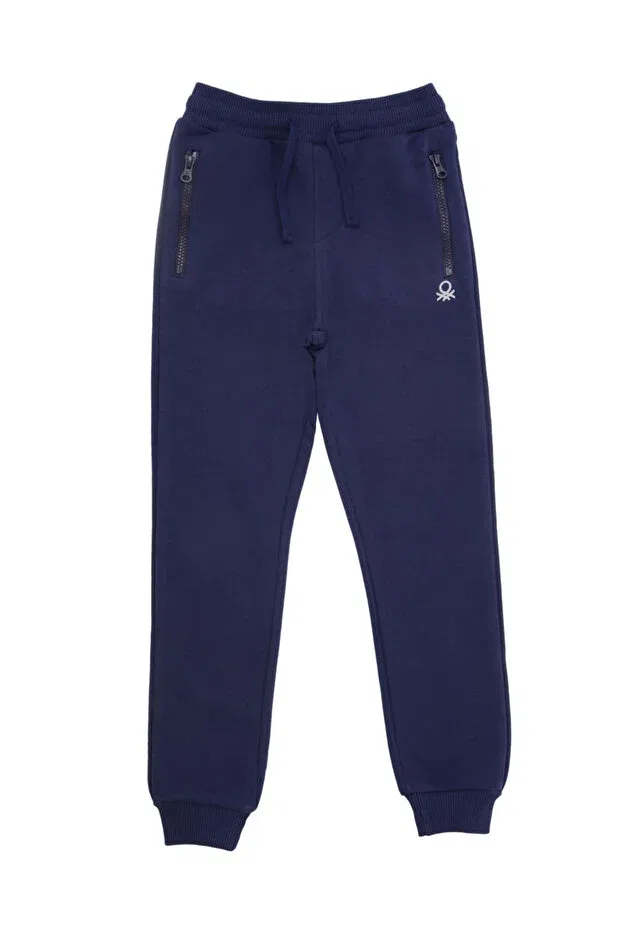 Детские спортивные штаны для мальчиков с принтом Benetton, Navy Blue