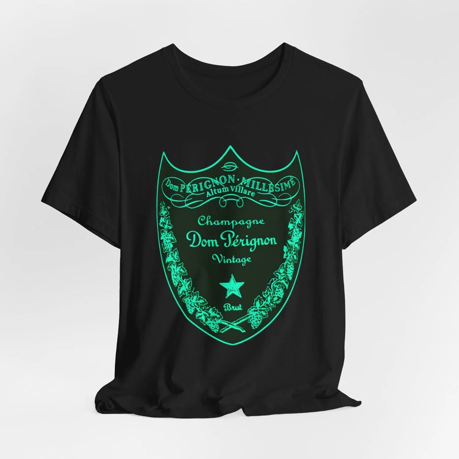 Футболка с принтом Dom Pérignon, Black — фото 4