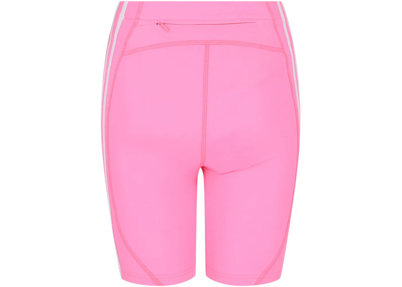 Женские шорты с принтом Balenciaga x Adidas 3-Stripes Shorts Balenciaga, Neon Pink — фото 2