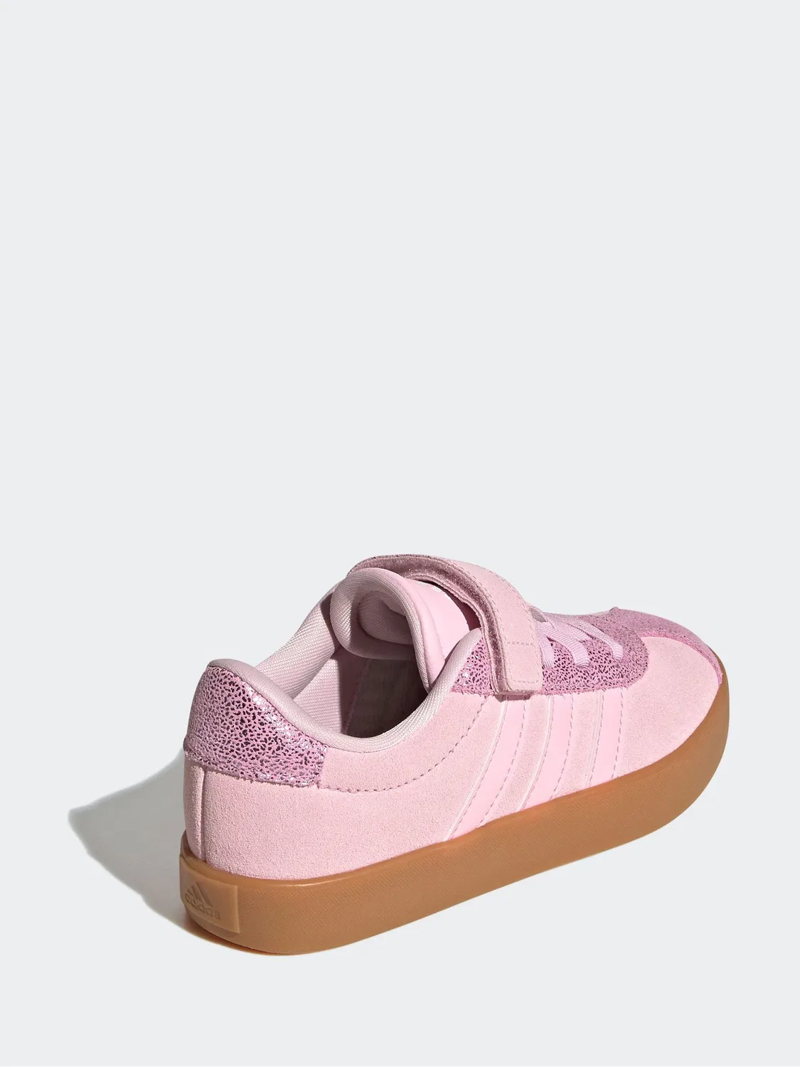 Кроссовки VL Court 3.0 adidas, розовые — фото 4