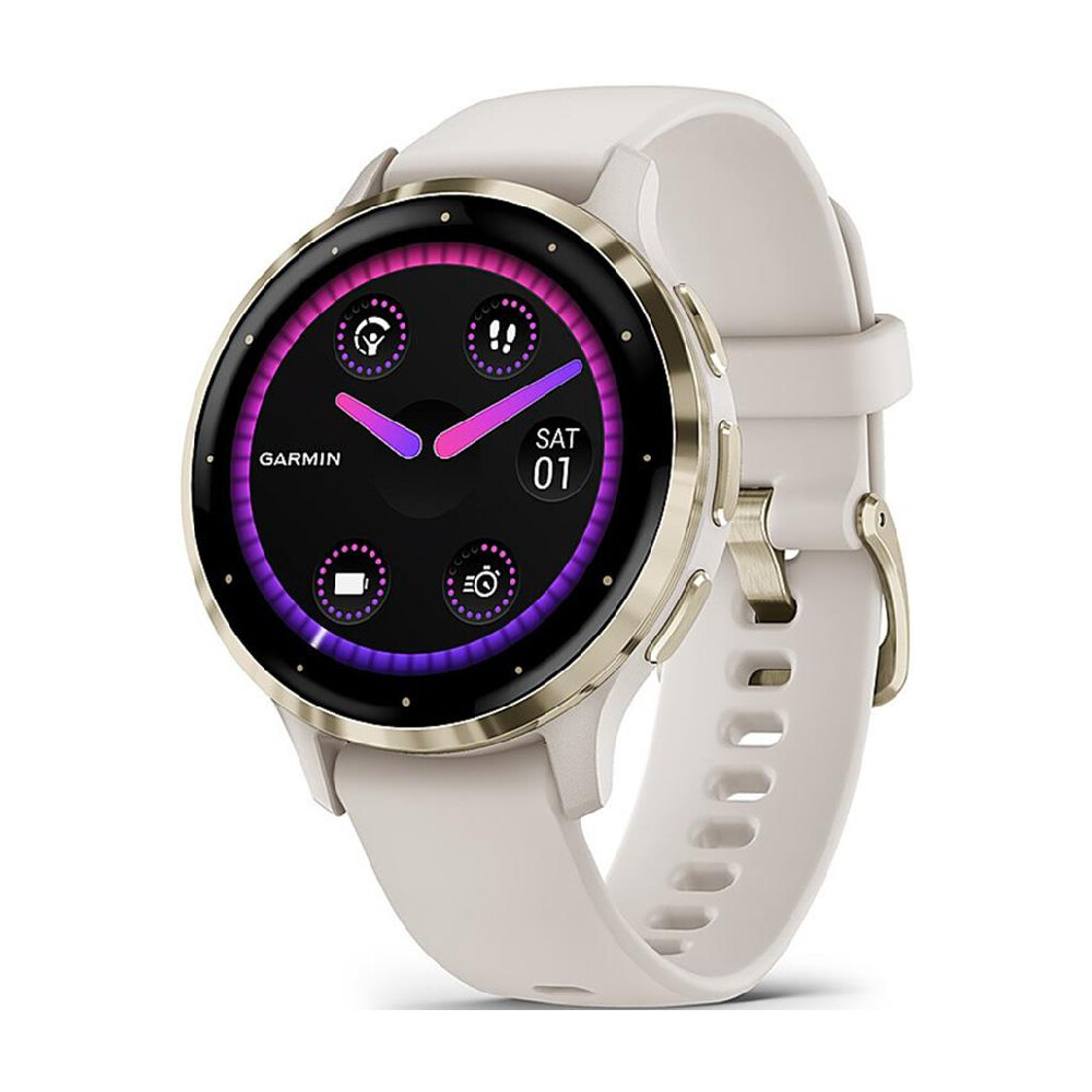 

Умные часы Garmin Venu 3S, 1.2", Wi-Fi, золотой/слоновая кость, Бежевый, Умные часы Garmin Venu 3S, 1.2", Wi-Fi, золотой/слоновая кость