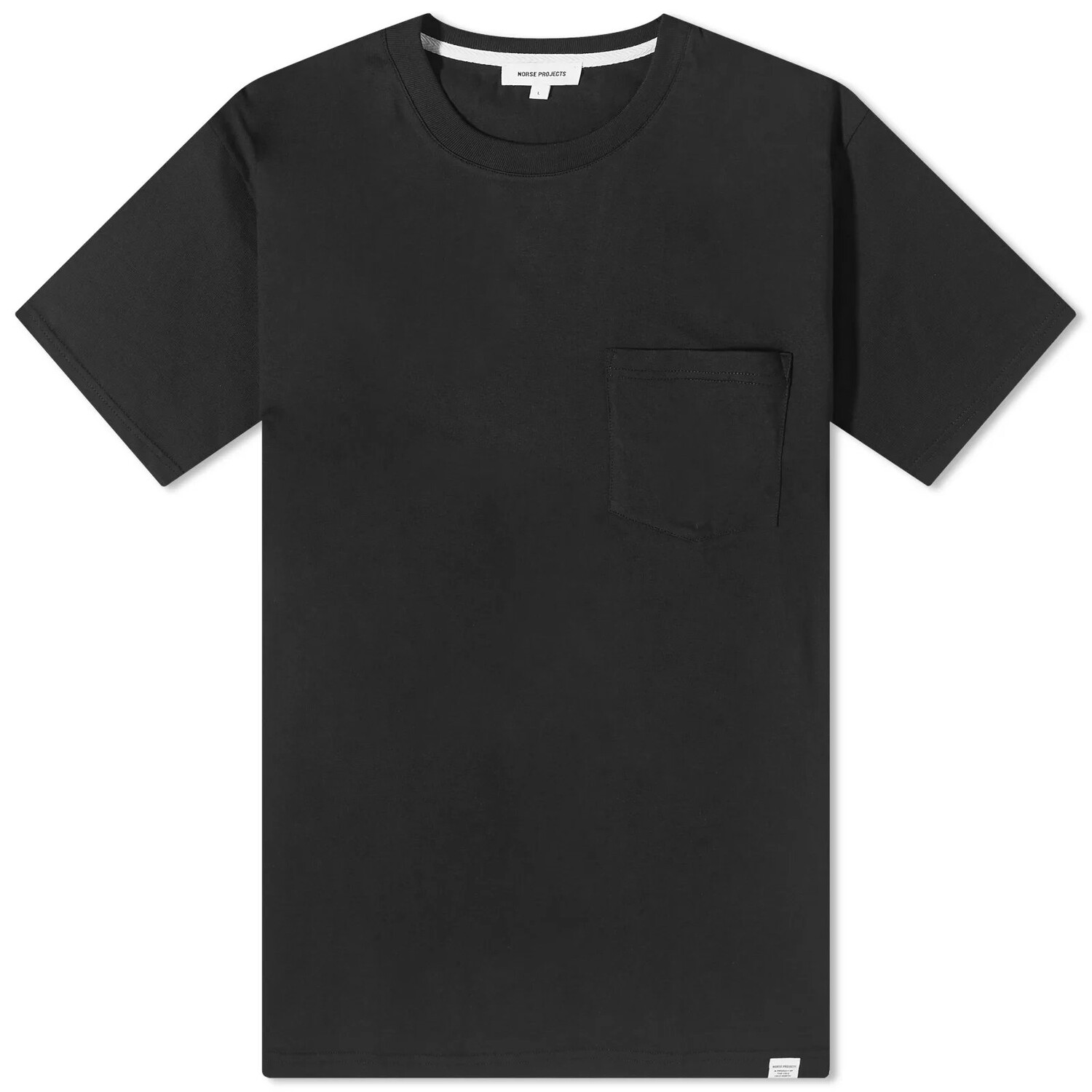 

Футболка Norse Projects Johannes Standard Pocket, черный