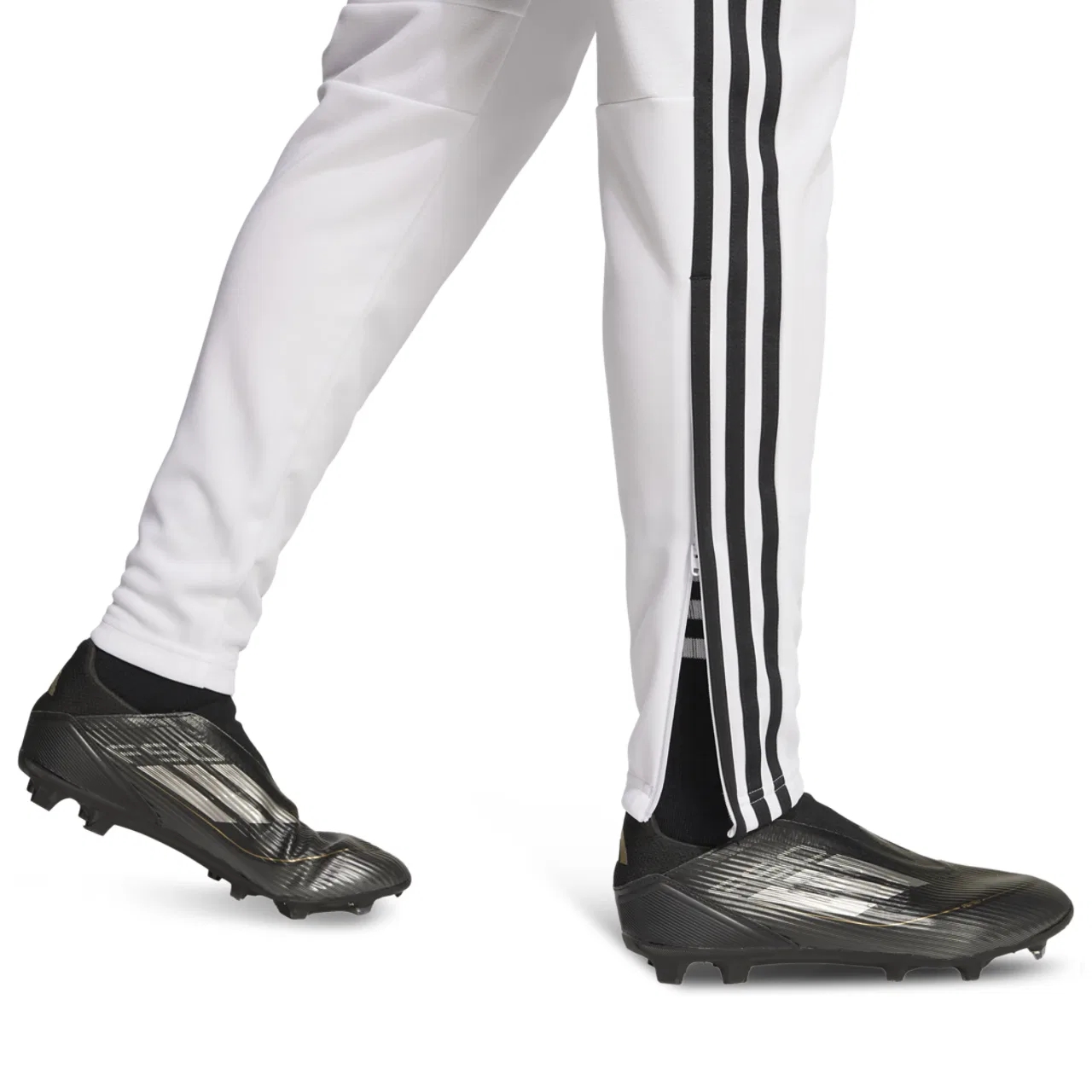 Женские тренировочные брюки Tiro 25 Essentials Adidas, белый/черный — фото 4