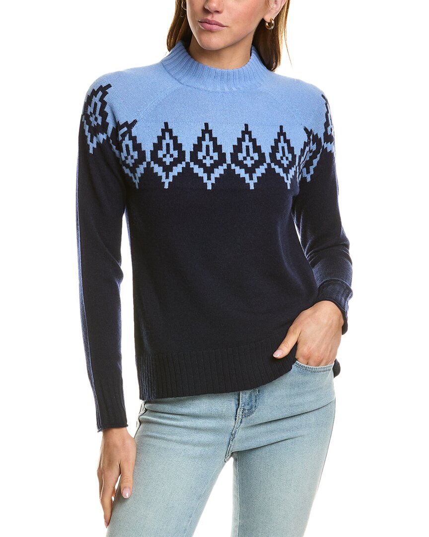 

Свитер Hannah Rose Diamond Peak Fairisle из смеси шерсти и кашемира
