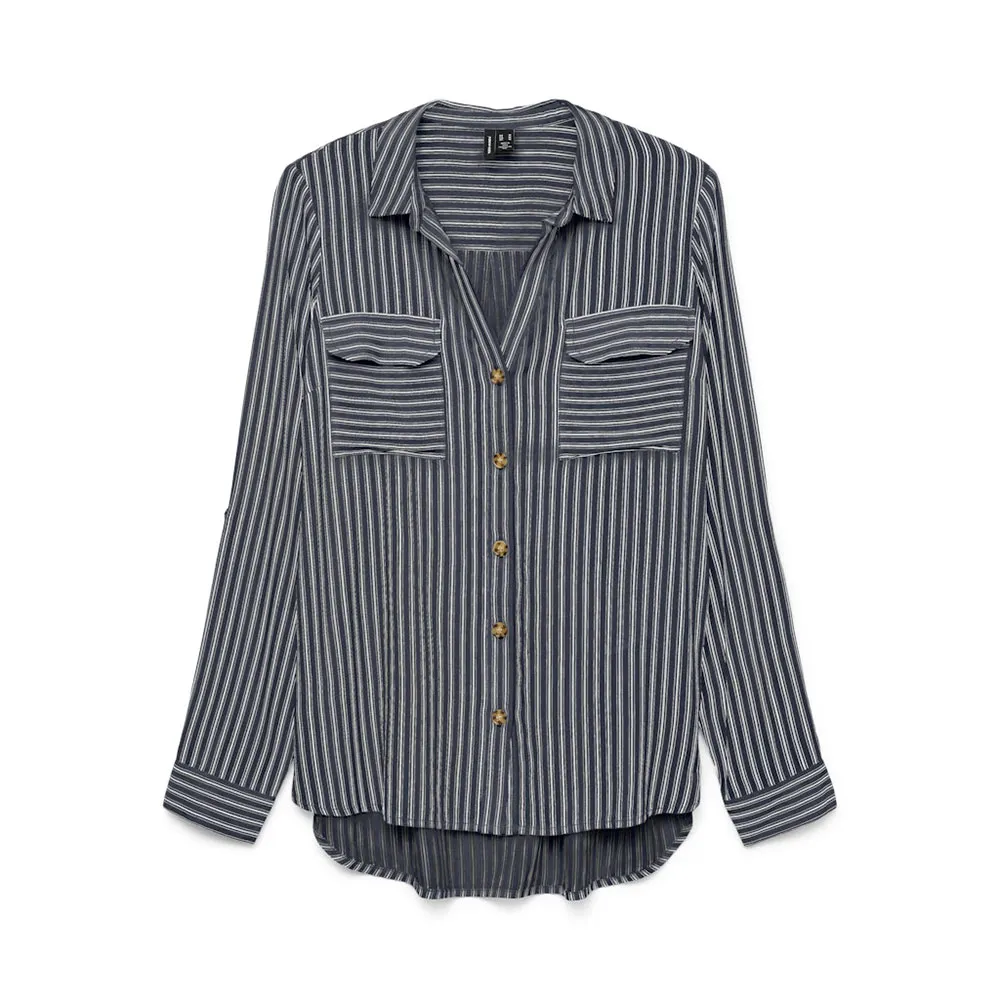 

Рубашка с длинным рукавом Vero Moda Bumpy, серый