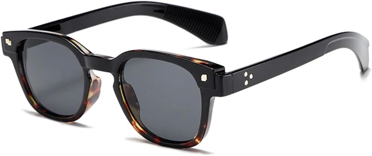 

Солнцезащитные очки с защитой от УФ-излучения UV400 | Женские с заклепками, мужские в стиле панк с градиентным переходом цвета, для занятий спортом на открытом воздухе и вождения DSVIGF, Black Leopard Grey