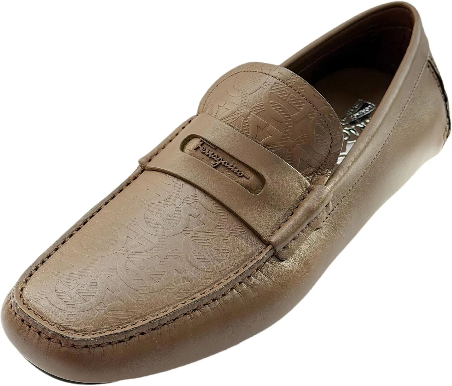 Оксфорды из телячьей кожи Ferragamo, коричневый