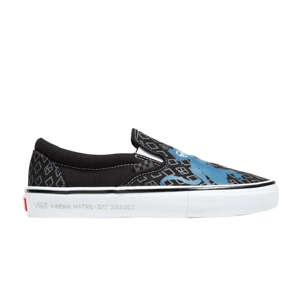 Слипоны Krooked x Skate Vans, черный