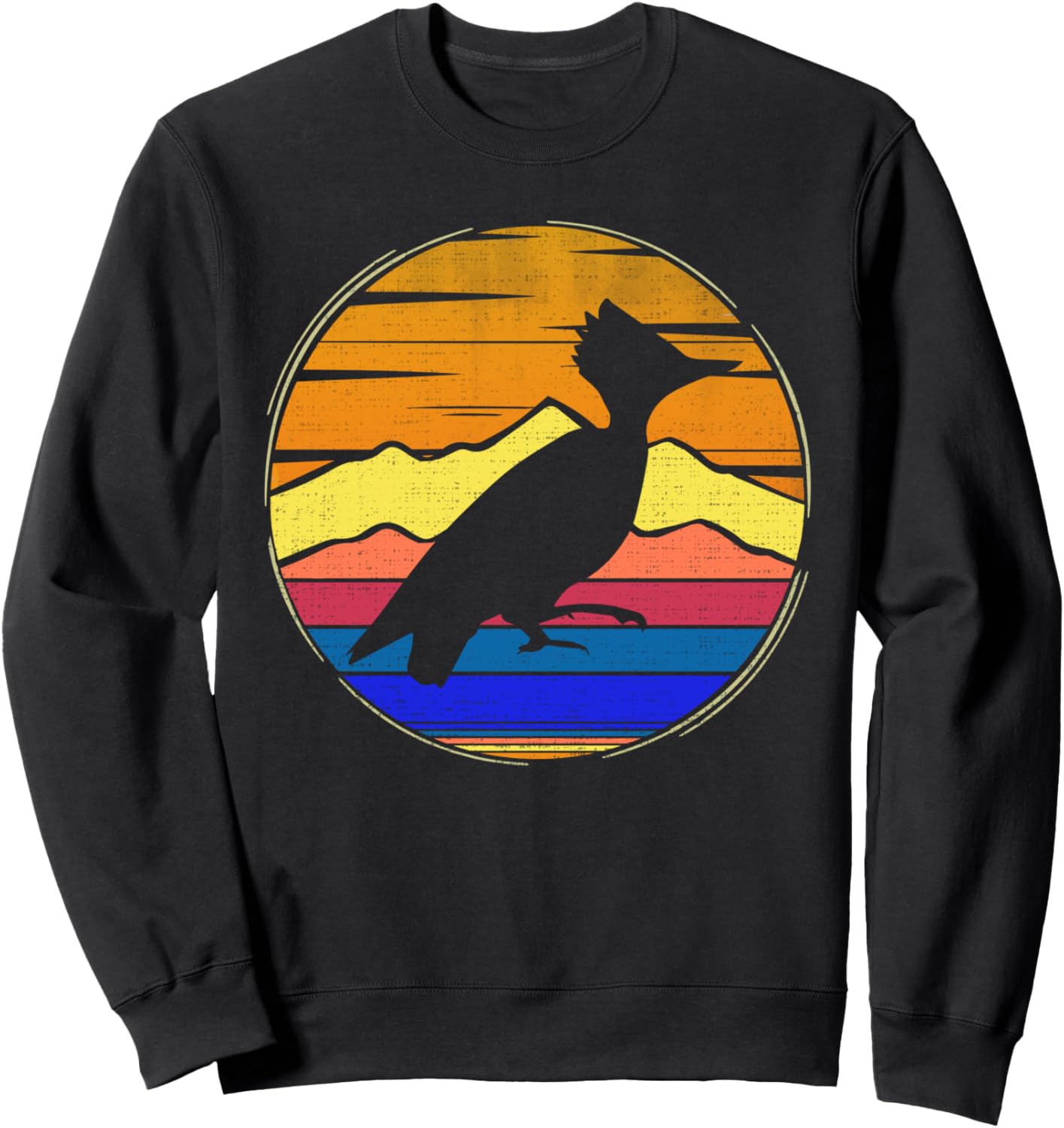 

Винтажная толстовка с рисунком под дерево, птицами в стиле ретро, закат, животные, подарок для любителя птиц Animal Loves Gift, черный