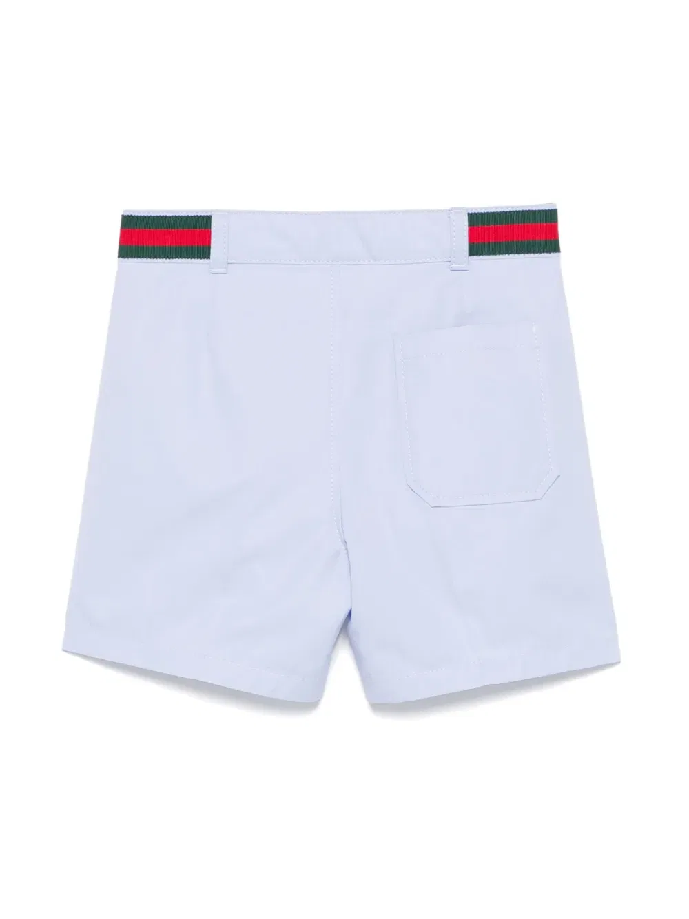 Шорты Web-Stripe Gucci Kids, синий — фото 2