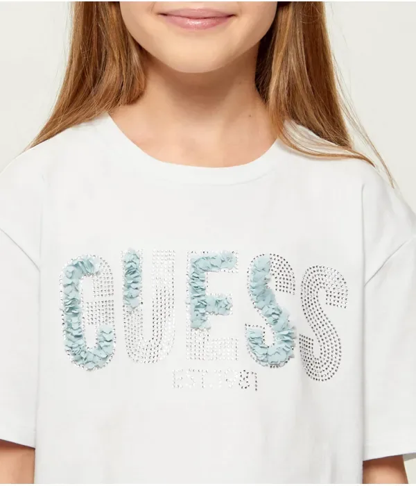 Футболка regular fit Guess, мятный — фото 4