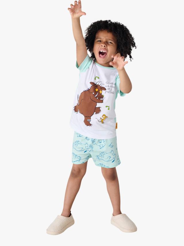 Детский пижамный комплект Gruffalo из хлопка Brand Threads, Blue/Multi — фото 2