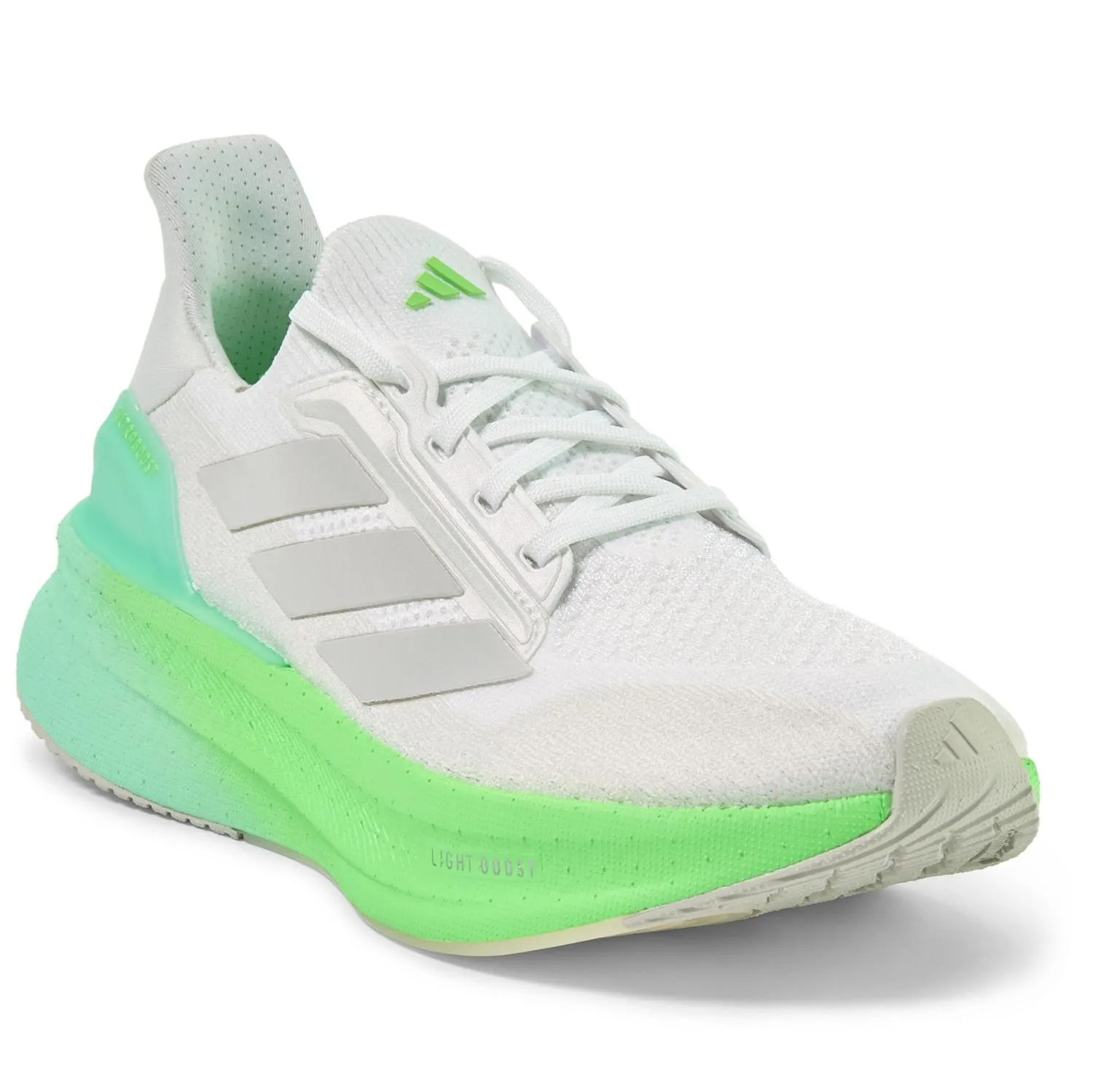 Женские кроссовки Ultraboost 5X для бега по дорогам adidas, Ftwr White/Dash Grey/Lime — фото 3