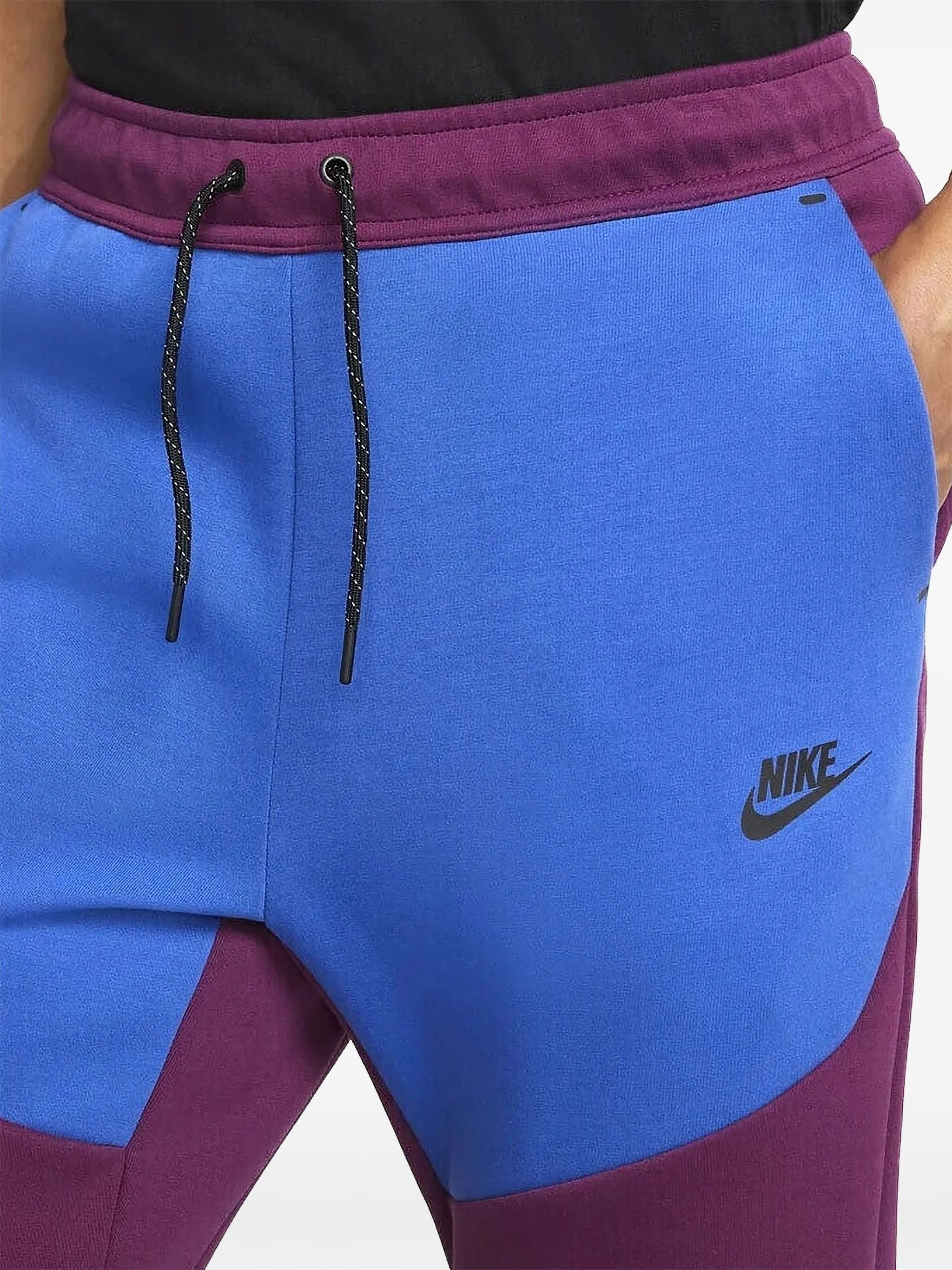 Флисовые спортивные брюки Nike, красный — фото 2