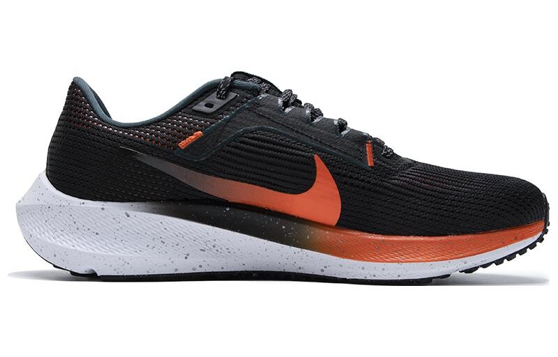 Кроссовки Nike Air Zoom Pegasus 40 мужские, Черный/Оранжевый — фото 3