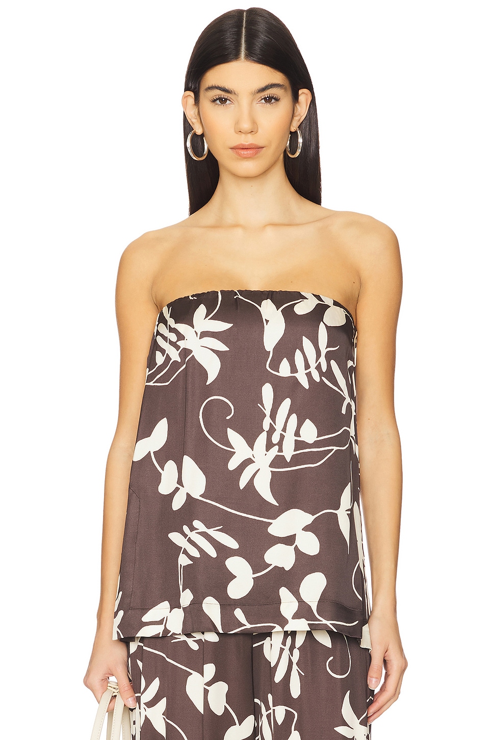 

Топ из шамбьена Faithfull The Brand, цвет eden print