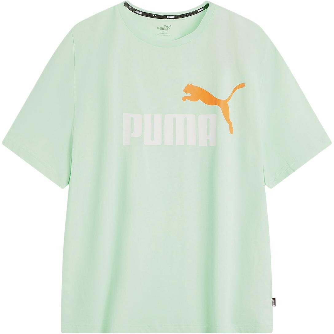 

Футболка унисекс зеленая Puma, зеленый