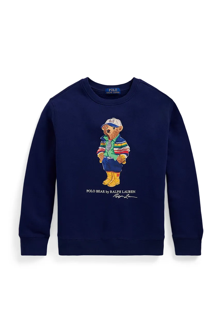 

Детская толстовка Polo Ralph Lauren, темно-синий