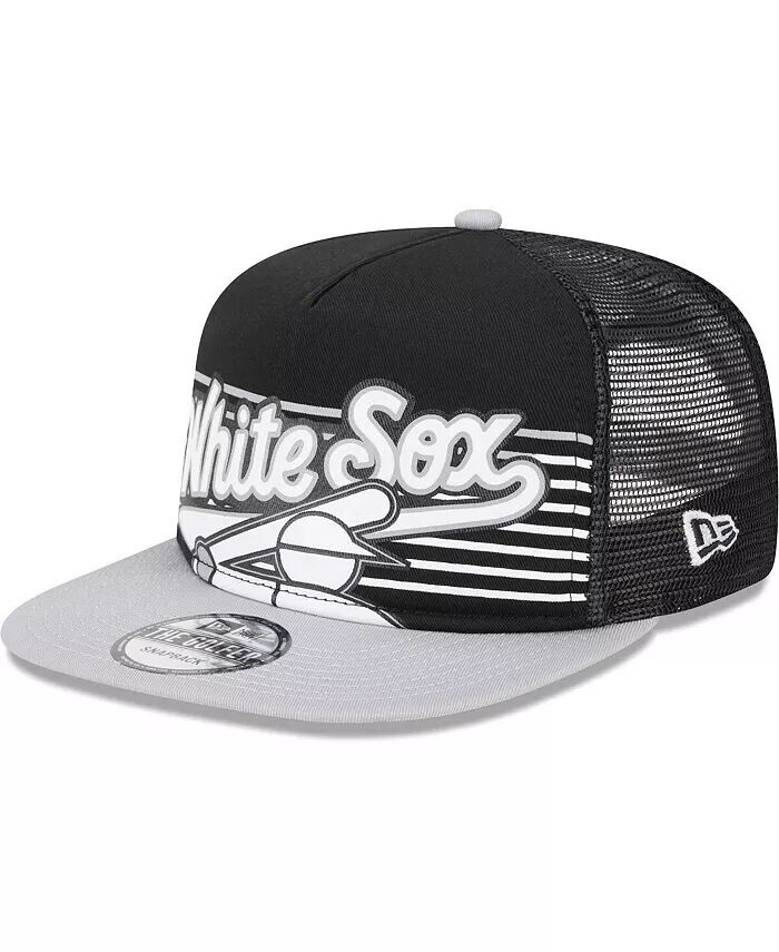 

Мужская черная кепка Chicago White Sox Speed ​​Golfer Trucker Snapback New Era, черный