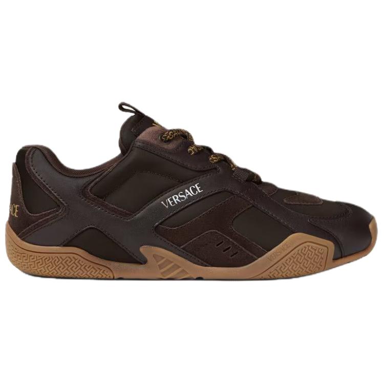 VERSACE Phannapast Galaxia Low top Casual Shoes мужские коричневые — фото 3