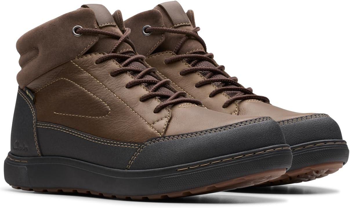 Мужские модные ботинки Clarks Mapstone Higtx, темно-коричневый — фото 4