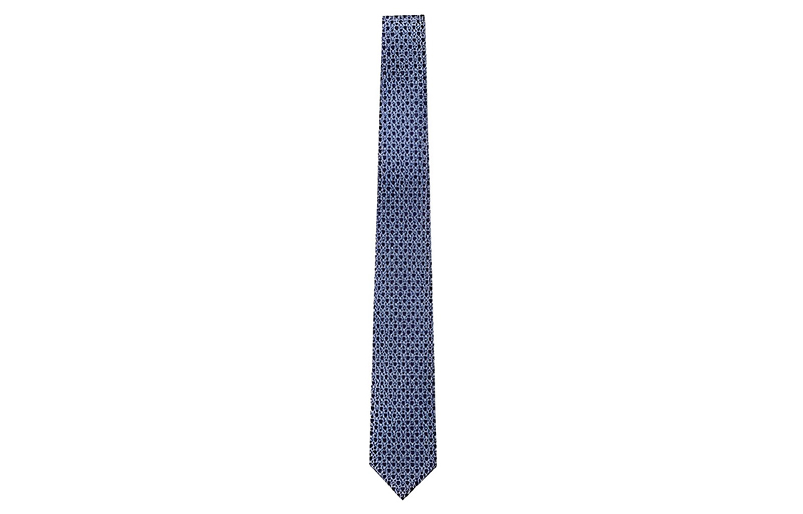 

Ferragamo Галстук из шёлка с принтом Gancini, Blue