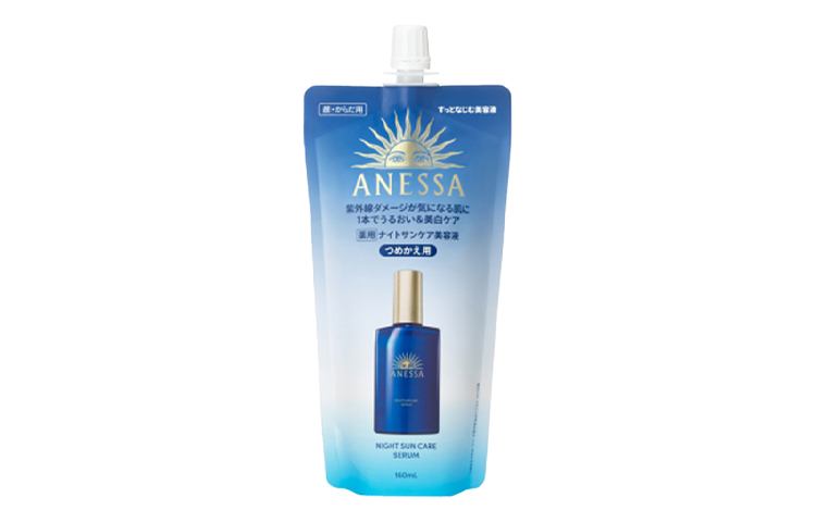 Солнцезащитная сыворотка Shiseido Anessa Night Sun Care Serum для лица и тела, 160 мл — фото 2