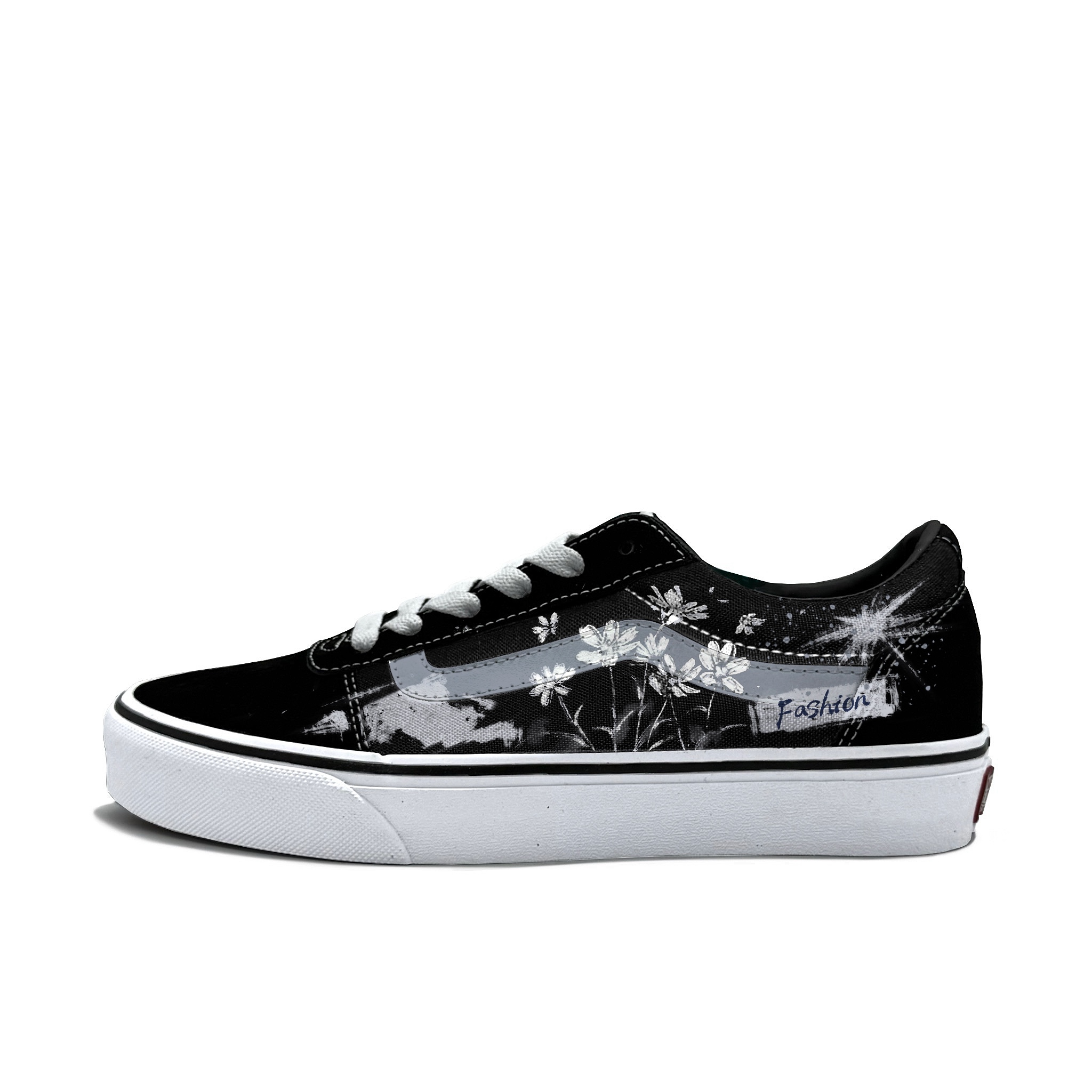 

Vans Износостойкие низкие кроссовки Ward для скейтбординга, мужские, серые, черные, белые