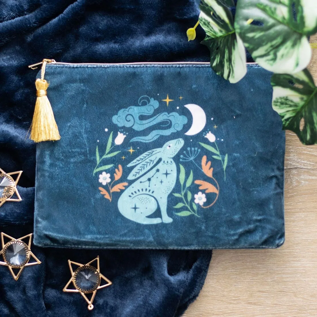 Косметичка «Midnight Hare Velvet» от Something Different Something Different Wholesale — фото 3
