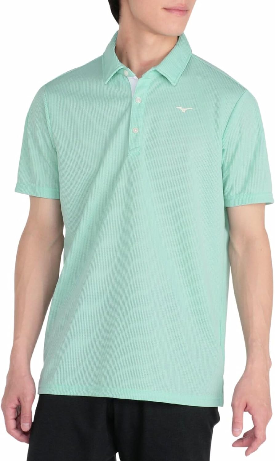 

Мужская футболка Mizuno E2MAA017 Dry Aero Flow с коротким рукавом, футболка с коротким рукавом, влагоотводящая и быстросохнущая, экологичная, футболка с коротким рукавом, мятно-зеленый