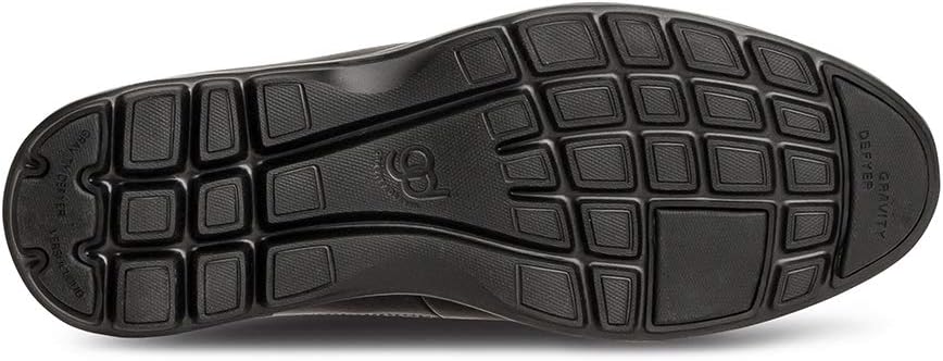 Мужские классические кроссовки Gravity Defyer G-Defy Morteson - VersoCloud Ultimate Shock Absorbing Leather Casual Supportive Dress Sneakers, черный — фото 3