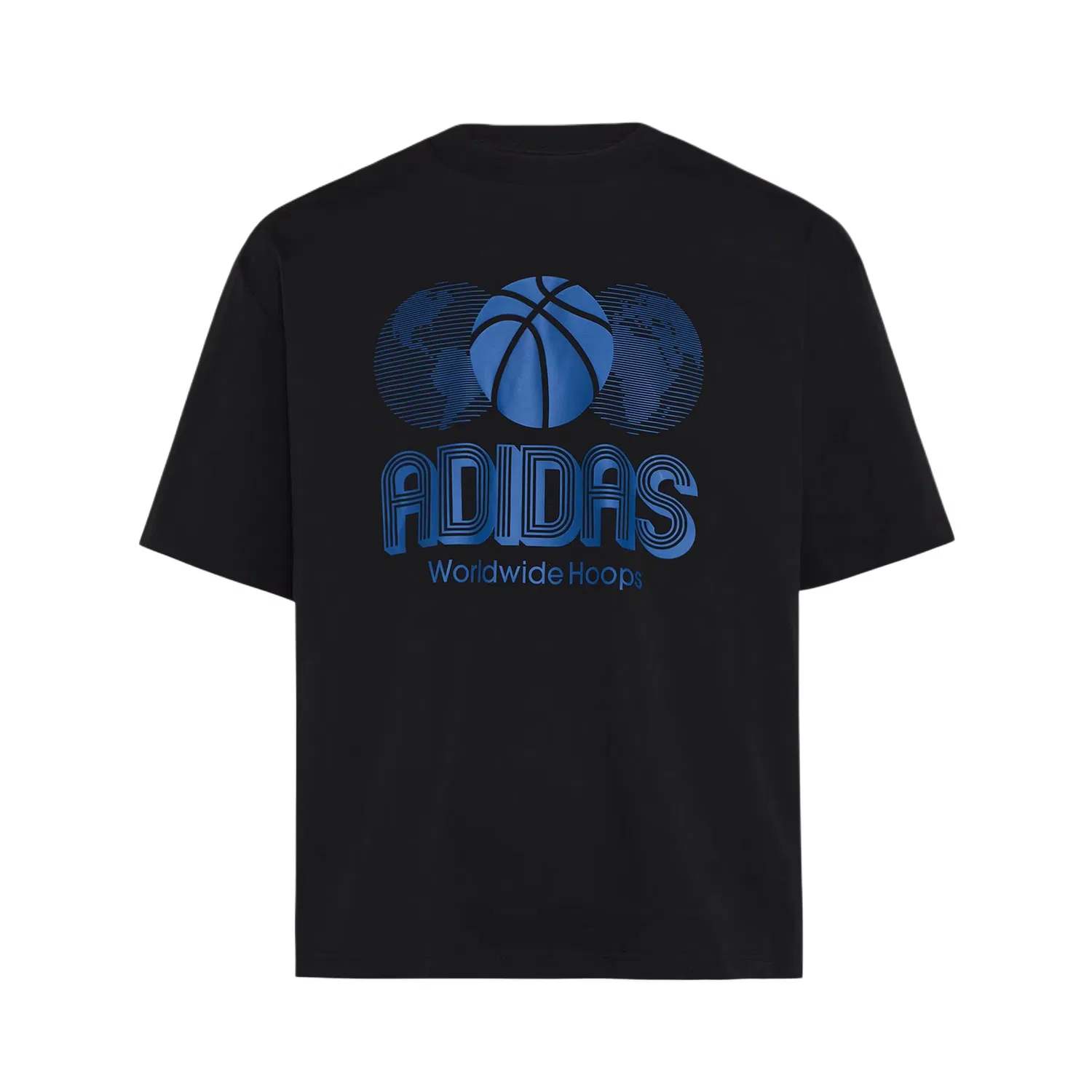 Футболка WWH GLOBAL унисекс Adidas, Black