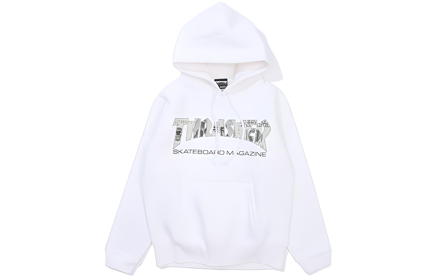 

Thrasher Толстовка японская версия унисекс белая