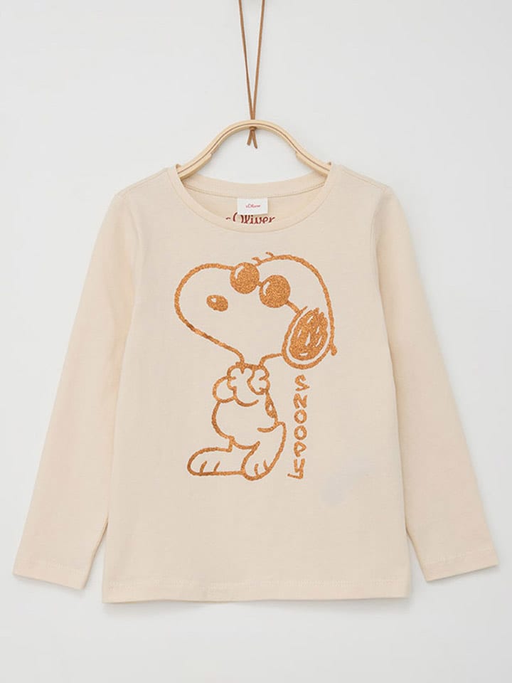 

Лонгслив s.Oliver Longsleeve, бежевый
