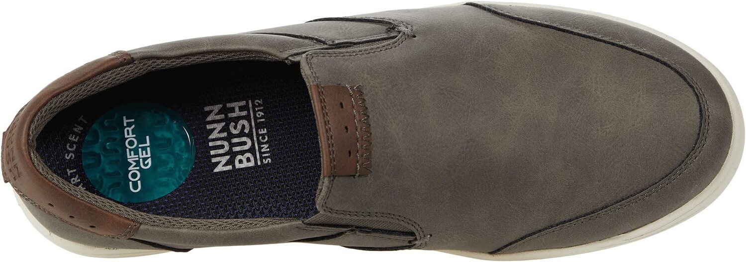 Кроссовки Kore City Walk Moc Toe Slip-On Nunn Bush, цвет Charcoal — фото 2