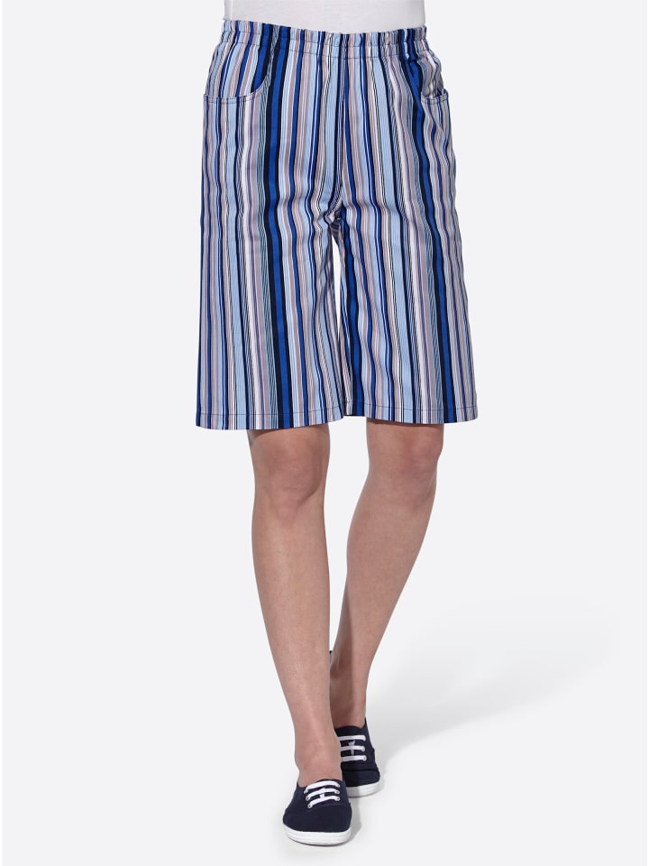 

WITT WEIDEN Бермуды в синюю полоску из джинсовой ткани