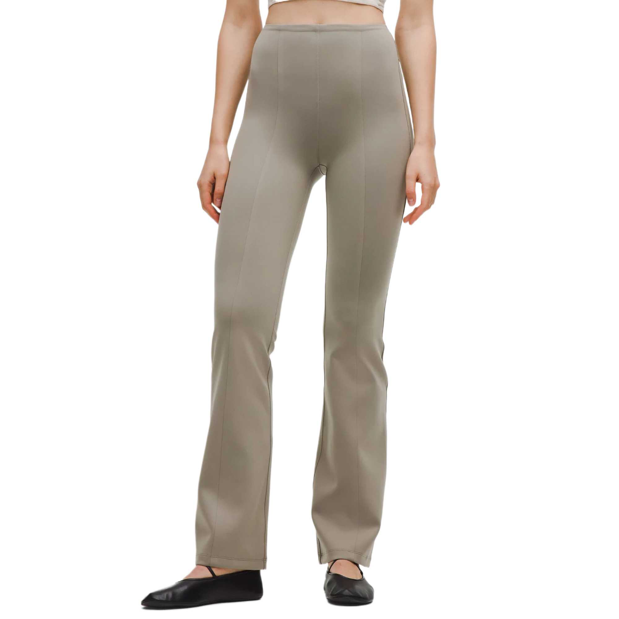 

Женские повседневные брюки Moderate Flared Lululemon, warm коричневый серый/wshg