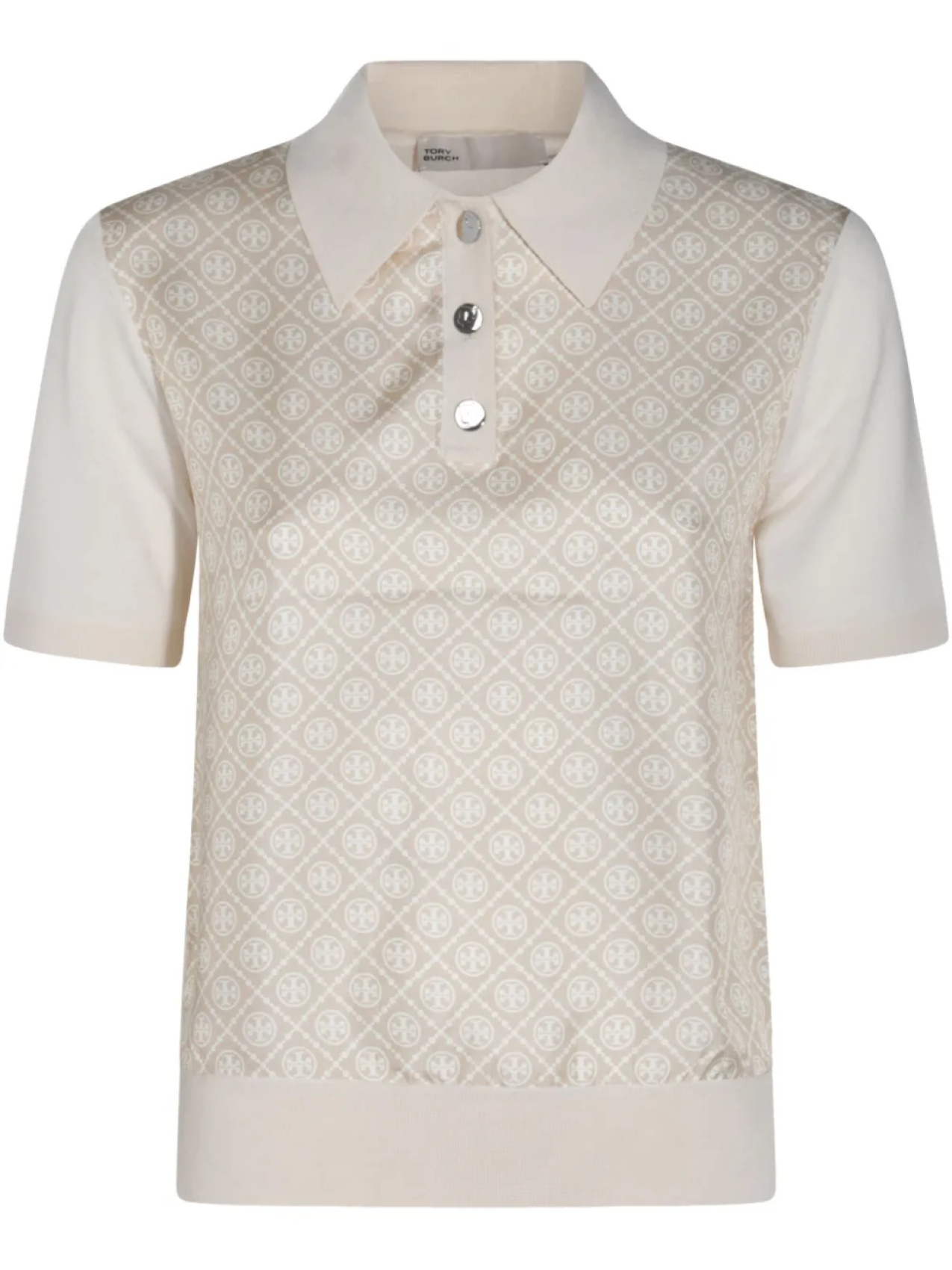 

Поло Tory Burch Double T, нейтральный