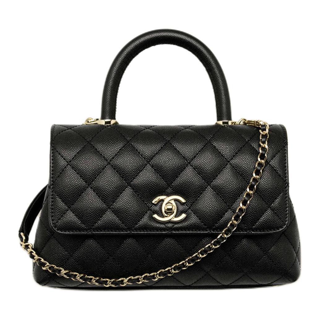 

CHANEL Текстурированная кожаная сумка через плечо