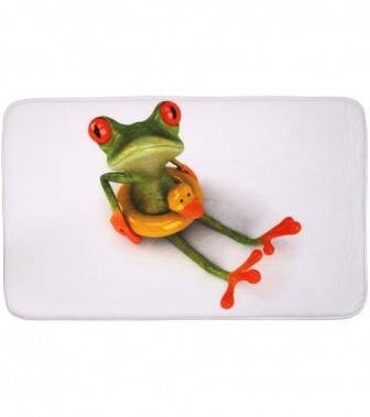 

Коврик для ванной SANILO Froggy 50x80 cm, 50x1,5x80 см, зеленый