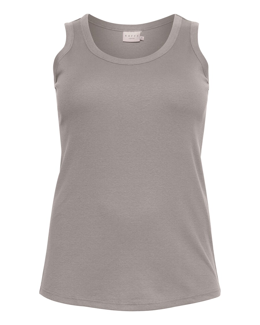 

Топ без рукавов KAFFE CURVE Top Carina, цвет smoke grey