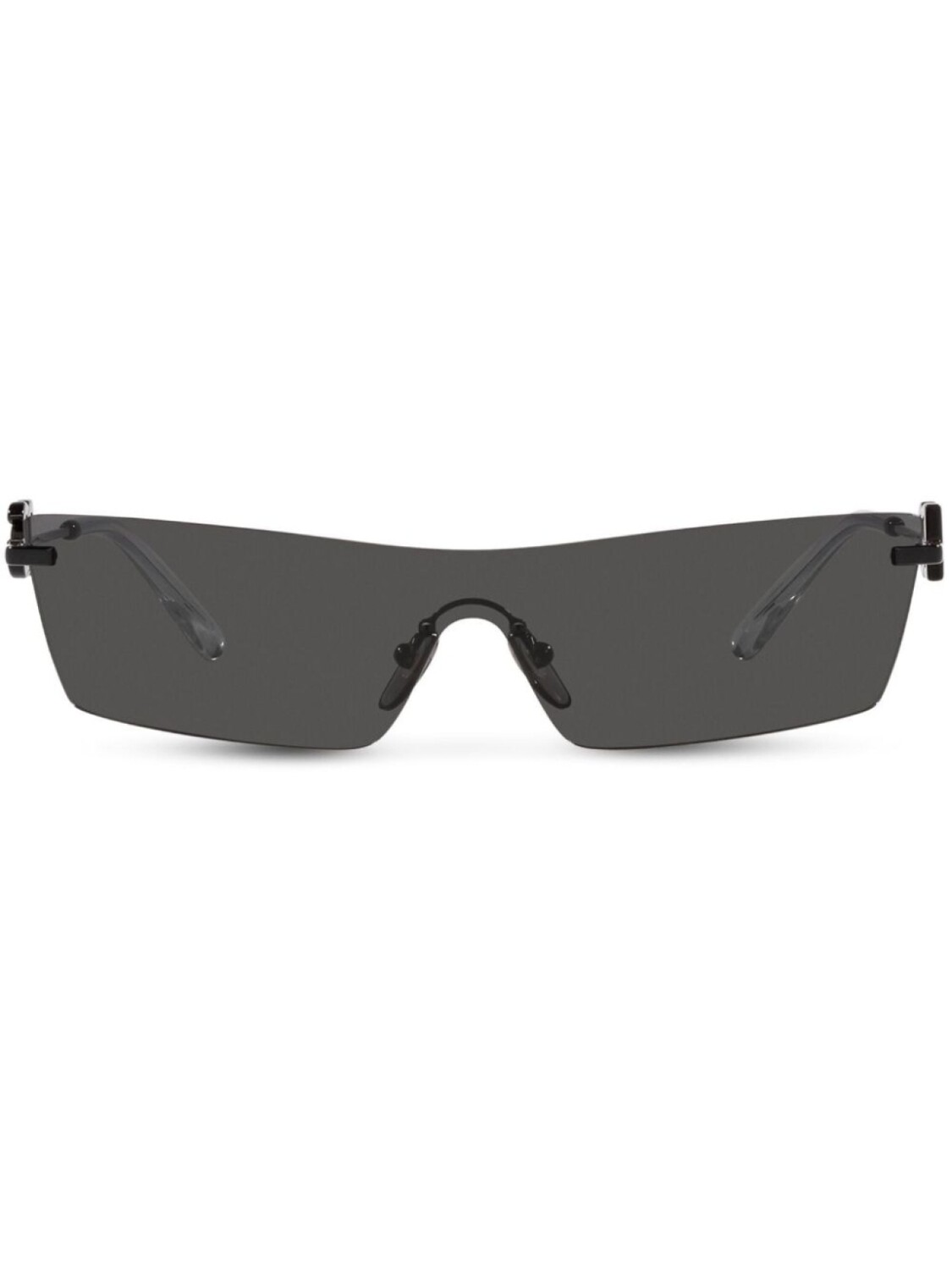 

Dolce & Gabbana Eyewear солнцезащитные очки Light в безободковой оправе, черный