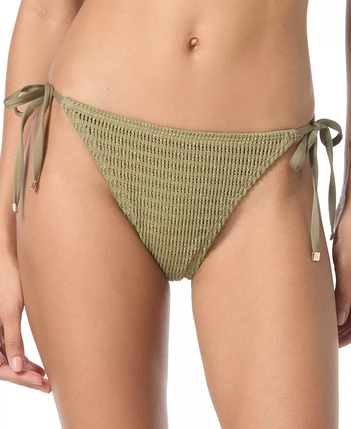 

Купальник Women's Crochet Side-Tie Bottom Michael Kors, зеленый