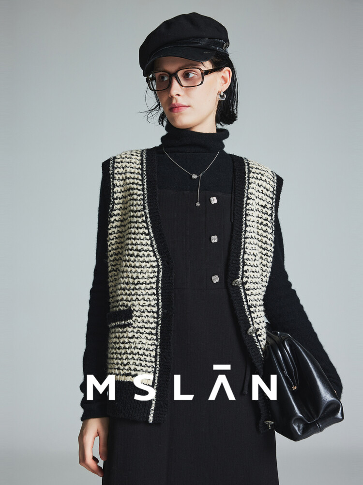 

Кардиган Mslan из шерсти, черный