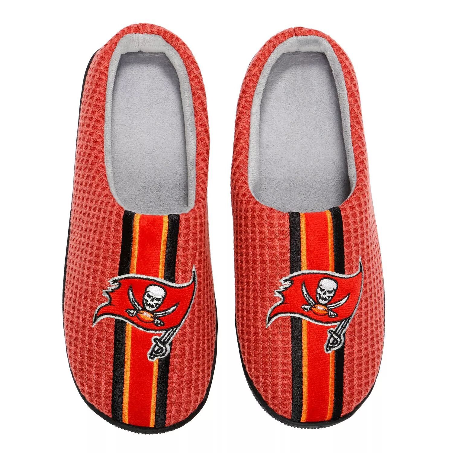 

Мужские шлепанцы из пены с эффектом памяти FOCO Red Tampa Bay Buccaneers Team Stripe