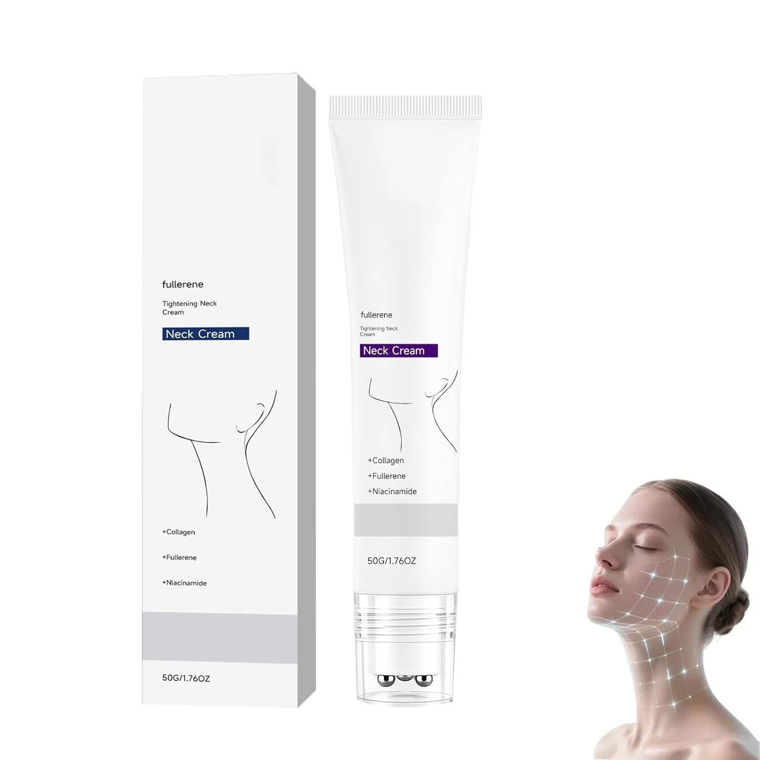 Крем для лица — Для шеи с коллагеном и фуллереном Magic Collagen Fullerene, . Generisch, 1Pcs