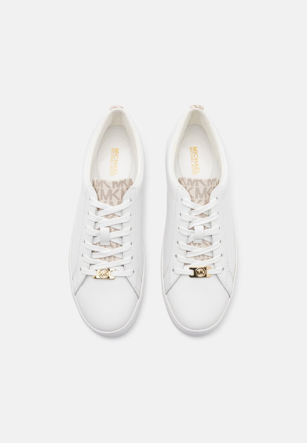 Низкие кроссовки Keaton Lace Up MICHAEL Michael Kors, цвет vanilla — фото 4